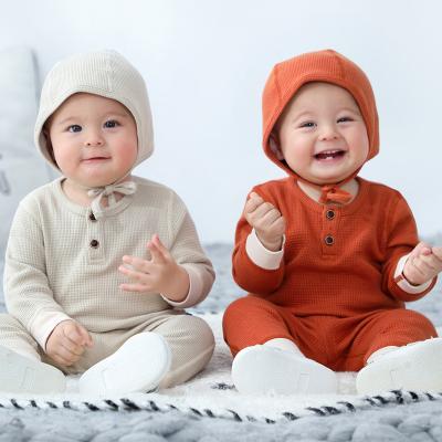 China 100% Cotton AustinBella/Wholesale Boutique Fashion Baby Boy Clothing Sets Designer Outfits Infant Baby Rompers Fall Jumpsuit Overalls for sale