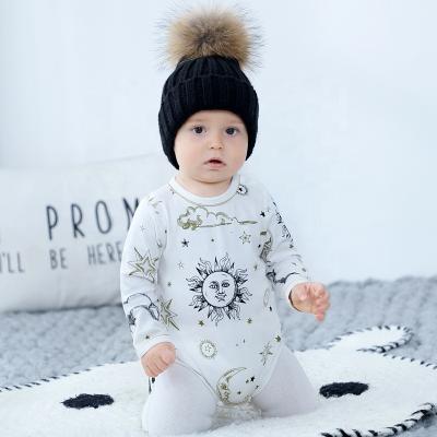 China 2021 AustinBella Boutique Organic New Arrival 100% Cotton Cotton Baby Clothes GOTS Certified Baby Boy Rompers for sale