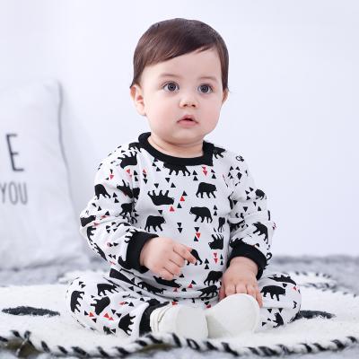 China Fashion Austin Bella /Wholesale Boutique Baby Boy's Clothing Sets 100% Cotton Cute Animal Long Sleeve Baby Clothing Sets for sale