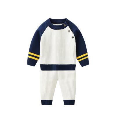 China AustinBella regular/wholesale boutique baby boy infant clothing set 3-6m 6-9m 9-12m 12-18m fall designer knitted babies clothes for sale