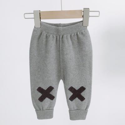 China AustinBella/2020 wholesale boutique high quality baby boy clothes baby pants straight knit 100%cotton baby bottoms for sale