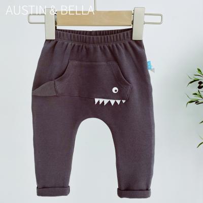 China AustinBella Shop High Quality 100%cotton Baby Boy Pants Baby Boy Clothes Baby Pants / 2020 Straight Wholesale for sale