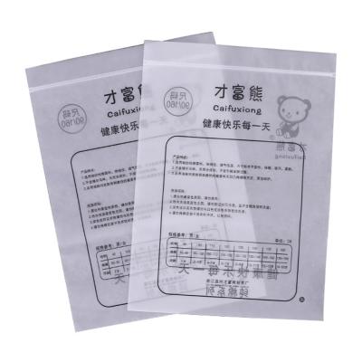 China Wholesale Moisture Proof Custom Printed LDPE Waterproof Zipper Bag Zip Lock Resealable Clear Plastic Bags For Clothes for sale