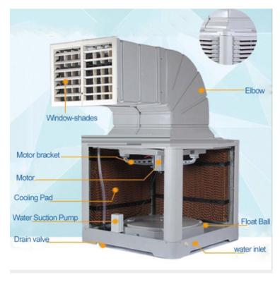 China OEM Outdoor Portable Aircooler Wifi Remote Control Conditioners Power Saving Low Watt Evaporative Air Cooler for sale