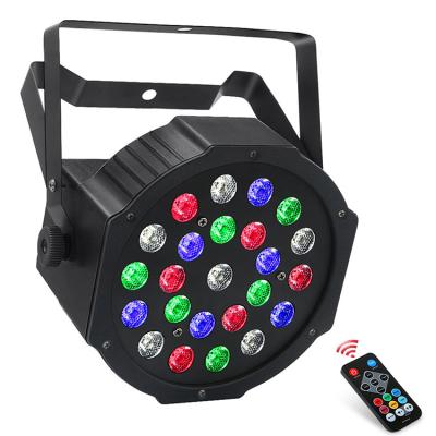 China Battery Powered Wireless Rechargeable Par Light 24x1W RGBW Stage Lighting Battery Powered DMX LED Par Can Light for sale