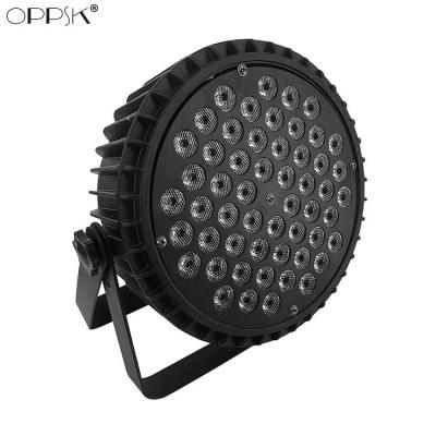 China Aluminum Sports Stadiums 54x3W RGBW Par Light Silent LED Operation Stage Lighting for sale