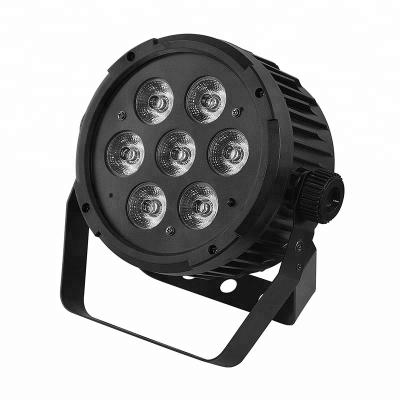 China DJ Party Light 7x10W 6 in 1 RGBWA+UV HEX Color LED Hex Par DMX Stage Light for Church Studio Concert Party Lighting for sale