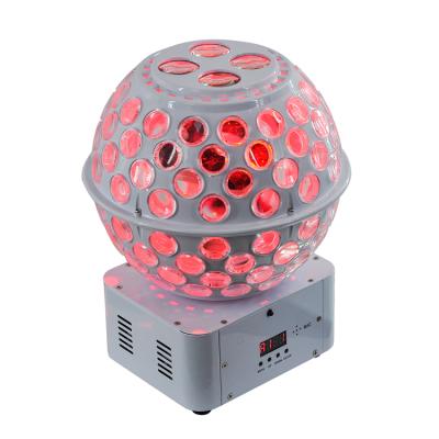 China 8x3W LED RGBW 12x3W RGBW Sound Activated DJ Gobo Effect Projector LED Light Rotating Stage Disco Magic Ball for sale