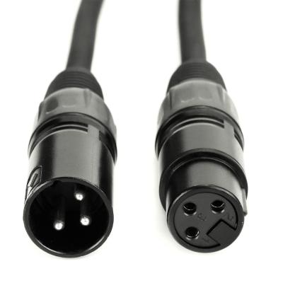 China Lightweight Flexible Stage Signal Cable DMX512 3 Pin XLR Male To DMX Female Cable For DJ Stage Lights Moving Head for sale