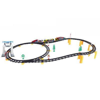 China Railway Station Hot Rail Slot Toy IPOP Selling Toy Train Miniature Race Car Electronic Racing Track Set Toy Raiway Race Track Toys For Children for sale