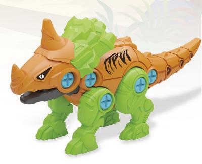 China IPOP Dinosaur Play Kit DIY Building Toy Set With Drill Disassemble Dinosaur Toys For Children 19.0*11.0*5.5cm for sale