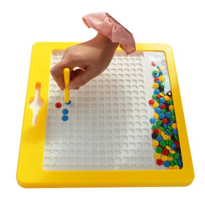 China IPOP Amazon Hot Sale Plastic Chocolate Beads Magpad Dot Magnetic Drawing Dots Baby Tablet Toy Learning Toys for sale