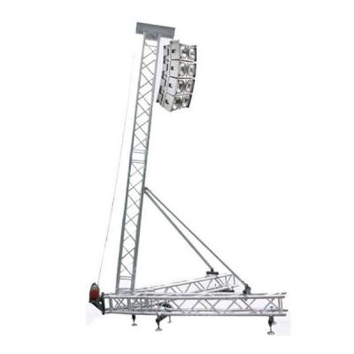 China Performance Exhibition Customized Size Lighting Truss, Line Array Speaker Truss Tower Lift With Electric Chain Hoist Stage On Sale for sale