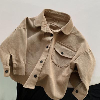 China Wholesale Cheap Hot Selling Anti-Shrink Baby Clothes Casual Denim Sleeve Shirts Baby Boy Long Jeans Spring Coat Kids Jacket for sale