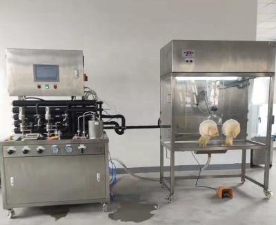 China Mini Pasteurizing And Filling Line For Milk Juice Coffee Laboratory Equipment 50L/H 600 KG Capacity for sale