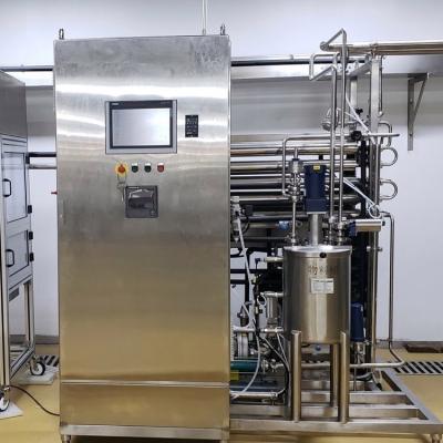 China Lab 380V Pilot 500L Plate UHT Flash Sterilizing Machine For Soy Sauce Processing for sale