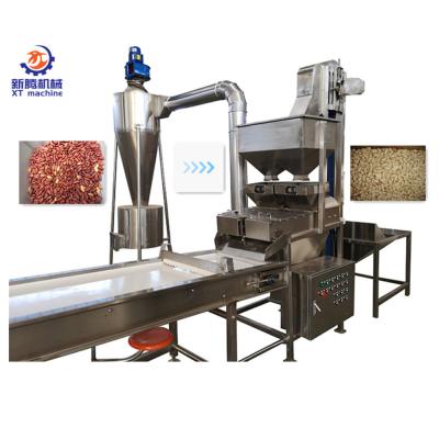 China High efficiency easy operation intelligent control system whole core peanut roaster blanched peanut production line roasted peanut peeling machine for sale