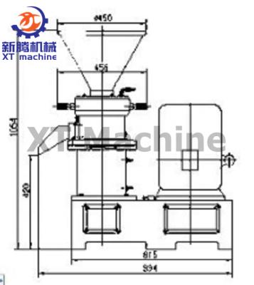 China Commercial 200kg/h capacity beverage factory peanut butter grinding machine price XT-JMS-180 for sale