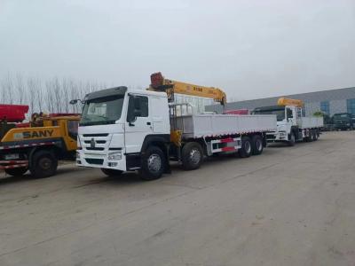 China 8X4 16t Hydraulische rechthoekige boomtruck gemonteerde kraan mobiele kraan truck Te koop