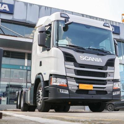 China 8700.000kg Scania National VI 450 pk G-serie 6X2r trekker model met handgeschakelde versnellingsbak Te koop