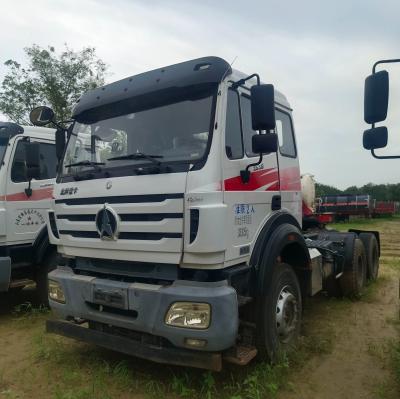 China Geavanceerde tractiecontrole Beiben zware vrachtwagen met koolstofstaal vrachtdoos Te koop