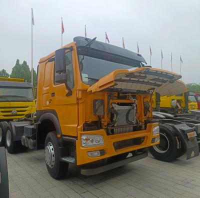 China Carbon Steel Cargo Box Material Heavy-Duty HOWO Transport Truck with Driver Air Suspension for sale