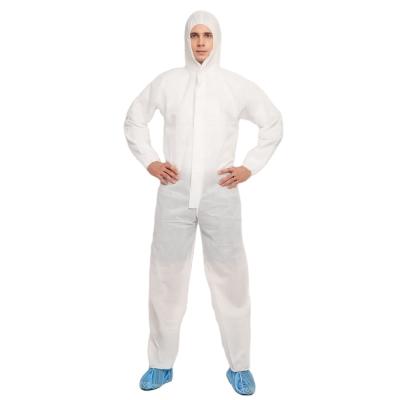 China Eco - Friendly Type 5 / 6 Factory Price Disposable Hooded Coveralls for sale