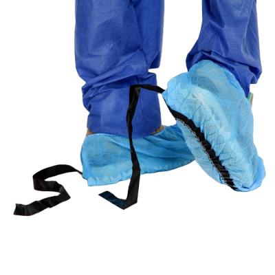 China High Quality Eco-friendly Disposable Dust Protective Isolation Shoes Anti-Slip Cover With ESD Belt for sale