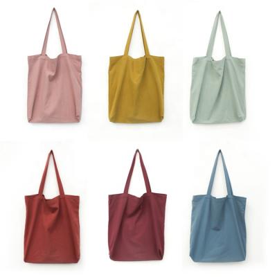 China Custom Eco Friendly Recycled Foldable Shopping Cotton Canvas Tote Bag With Logo for sale