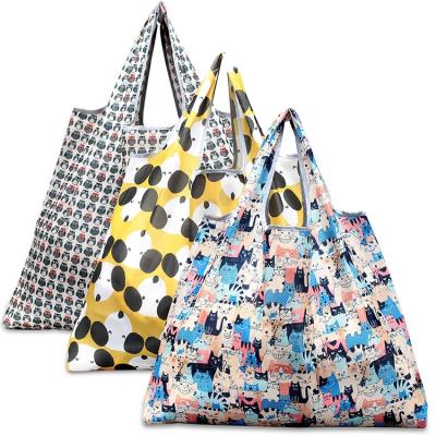 China Reclycled New Design Custom Sublimation Printing Grocery Bag With Pocket for sale