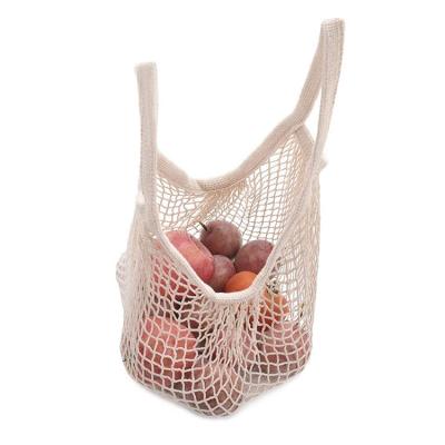 China Reusable and Portable Custom Design Eco Friendly Organic Washable Reusable Cotton Mesh Bag for sale