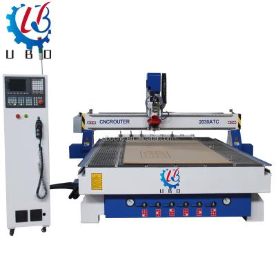 China Wood Acrylic PVC Engraving Cutting 3d 1325/2030 CNC Router ATC CNC Engraving Machine 3 Axis CNC Router With Load Unload Table for door furniture for sale