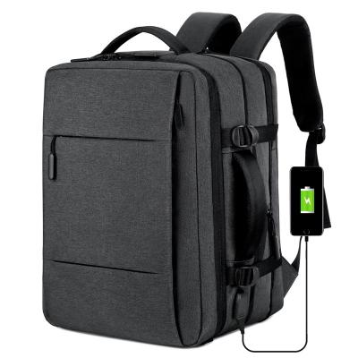 China With USB Factory Wholesale Computer School Waterproof Traveling Custom Bag For Man Laptop Backpack for sale