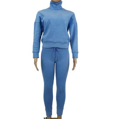 China Women's Winter Fleece Sweater Breathable Pants Shear Warm Sweater Winter Casual Scarf Sweater Suit for sale