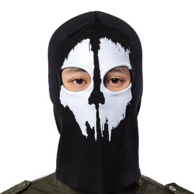 China Black Skiing Windproof Cycling Custom Print Winter COMMON Warm Motorcycle Thermal Balaclava Mask Ninja Skull Full Face Mask Hat for sale