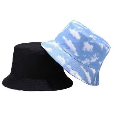 China Sun Protection Brand Promotional Personal Embroidery Logo Travel Bucket Hats Custom Masks Satin Striped Bucket Hat for sale