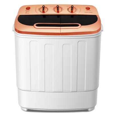 China Mini Plastic Semi-automatic Twin Tub Washing Machine for sale