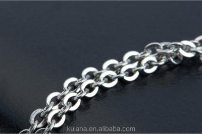 China Stainless Steel Jewelry Making Chain Sell By The Meter OEM Production Dog Snack Chain for sale