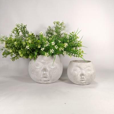 China Modern Hot Selling Modern Flower Pot Cement Flower Pot Decorative Outdoor Planter Pot High Quality Indoor and Outdoor Garden Home Decor for sale