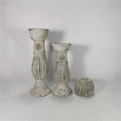 China China Manufacturer Home Decoration Modern Cement Candle Holder for sale