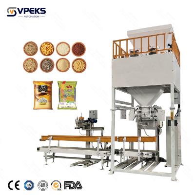 China Food Automatic Weighing And Packing Machine 10kg 20kg 25kg 50kg Pellet Fertilizer Coal Packing Bagging Machine for sale