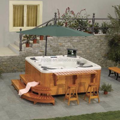 China TV series 5 person ingenious inward-looking outdoor spa,acrylic spa tub,hot tub JNJ SPA-520 for sale