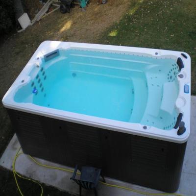 China 3-4 Perfect Bath Balboa Spa Endless Spa Swimming Pool Pool Spa Chinese Direct Manufacturer Square for sale