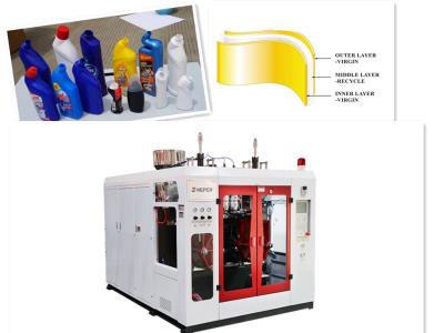 중국 3 층 합성 세제 1L 완전 자동 불어넣기 성형 기계 판매용