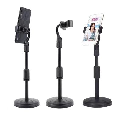 China Desktop Recording Live Stream High Angle Video 360 Degree Rotation Adjustable Mobile Phone Holder for IPhone Samsung Huawei Xiaomi for sale