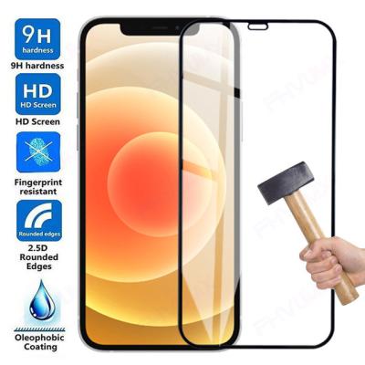 China Cell Phone 9H IPhone Screen Protector 9D Screen Protector Glass Film For Iphone 12 mini 11 pro X max XS XR 7 8 6 6S plus Se 5S for sale