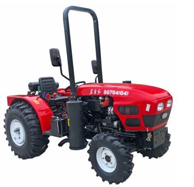 China Manufacturing Plant Agricultural machinery and equipment4-cylinder engine 70Hp tractor for sale