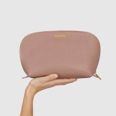 China Large Capacity Stylish Travel Leather Cosmetic Bags Makeup Beauty Bags For Women for sale