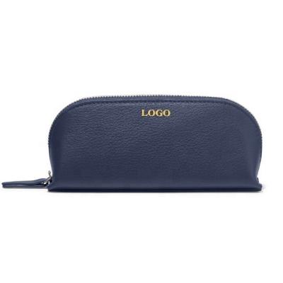 China Fashion Personalized Small Custom Waterproof Leather Cosmetic Bag Travel Pouch Toiletry Bag for sale