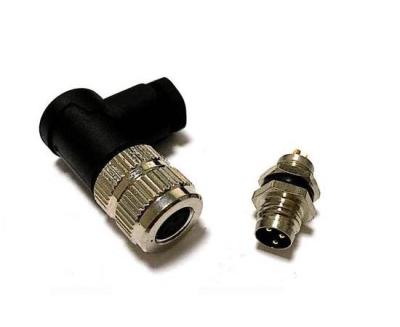 China M8 Straight Molding Plastic Female Waterproof Connector 3 4 Pin Cable Assembly Plug M8 for sale